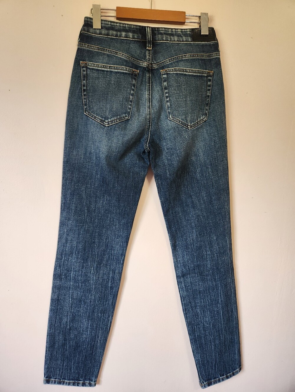 Diesel D-Joy 009VY High Rise Slim Tapered Denim Jeans Blue Wash W26 Like New Y2K - Picture 3 of 15